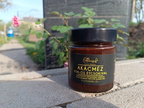 Akácméz 80%-os étcsokoládéval 300g